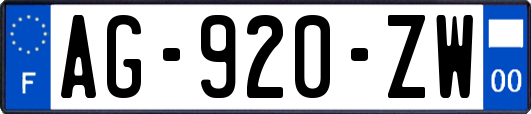 AG-920-ZW