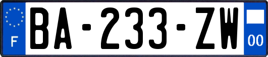 BA-233-ZW
