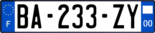 BA-233-ZY
