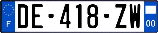 DE-418-ZW