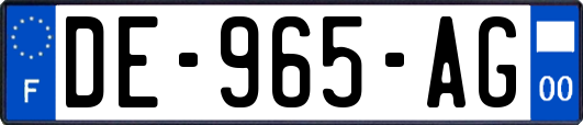 DE-965-AG