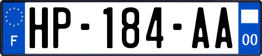 HP-184-AA