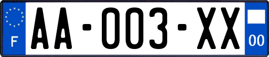 AA-003-XX