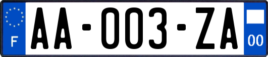 AA-003-ZA