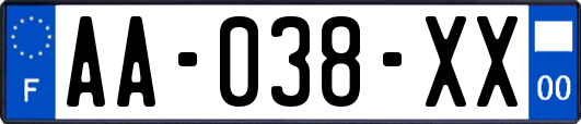 AA-038-XX