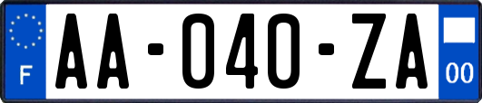 AA-040-ZA