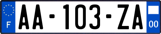 AA-103-ZA