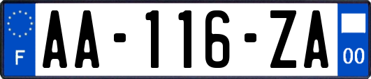 AA-116-ZA