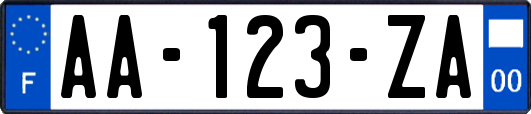 AA-123-ZA