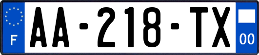 AA-218-TX