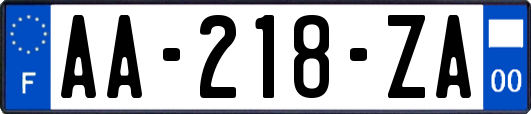 AA-218-ZA