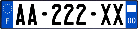 AA-222-XX