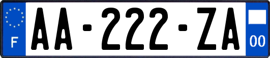 AA-222-ZA