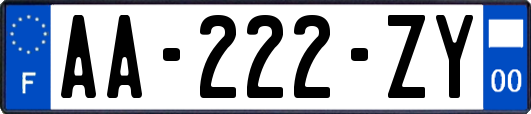 AA-222-ZY