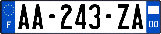 AA-243-ZA