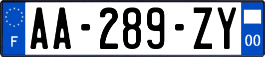 AA-289-ZY