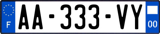 AA-333-VY