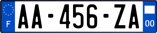 AA-456-ZA