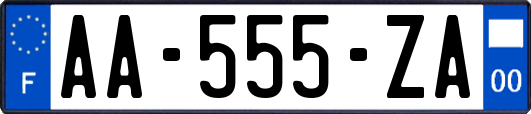 AA-555-ZA