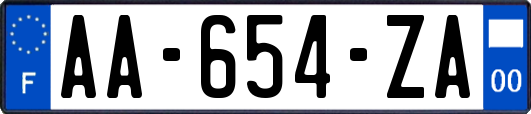 AA-654-ZA