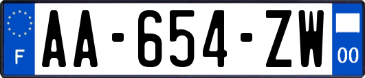 AA-654-ZW