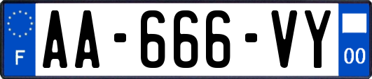 AA-666-VY