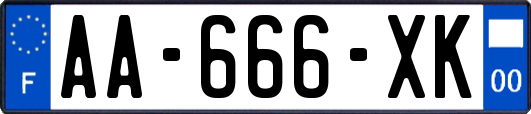 AA-666-XK