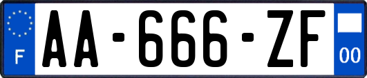 AA-666-ZF