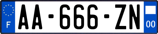 AA-666-ZN