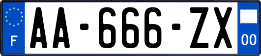 AA-666-ZX
