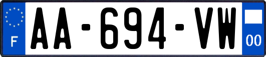 AA-694-VW