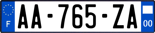 AA-765-ZA