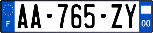 AA-765-ZY