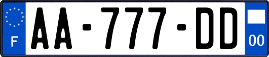 AA-777-DD