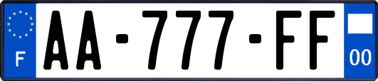 AA-777-FF