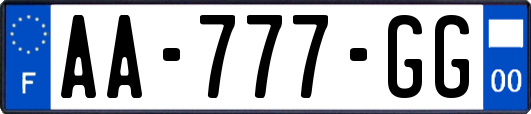 AA-777-GG