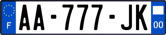 AA-777-JK