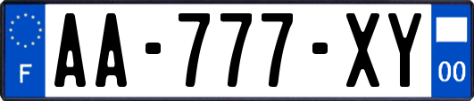 AA-777-XY