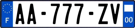 AA-777-ZV