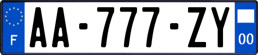 AA-777-ZY