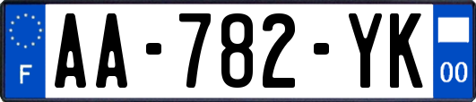 AA-782-YK