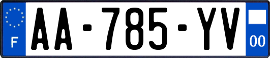 AA-785-YV