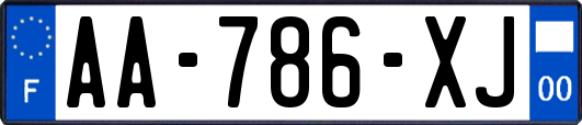 AA-786-XJ