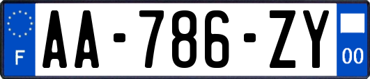 AA-786-ZY