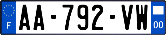 AA-792-VW