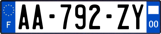 AA-792-ZY