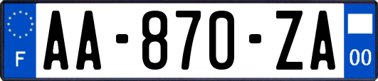 AA-870-ZA