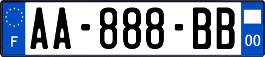 AA-888-BB