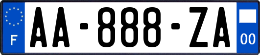 AA-888-ZA