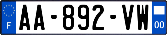 AA-892-VW